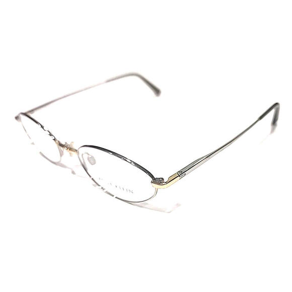 Anne Klein Accessories - Anne Klein AK9027 K1043 Sm Petite Gold Silver Metal Oval Eyeglasses 48-19 135
